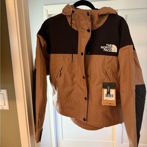 The North Face Tan Jacket with Black Accents